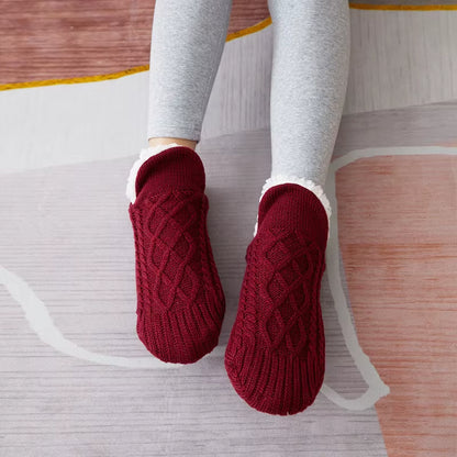 Fall and Winter Floor Socks Home Warm Women Men Socks Snow Socks Sleep Carpet Socks Slippers Socks Men Non-Slip Yoga Socks 2024